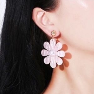 Mother of Pearl Pink White Daisy Any 2 for $25